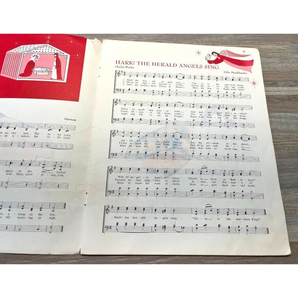 1965 General Motors GM Employee Christmas Carol Songbook Vintage Ephemera - Picture 3 of 7
